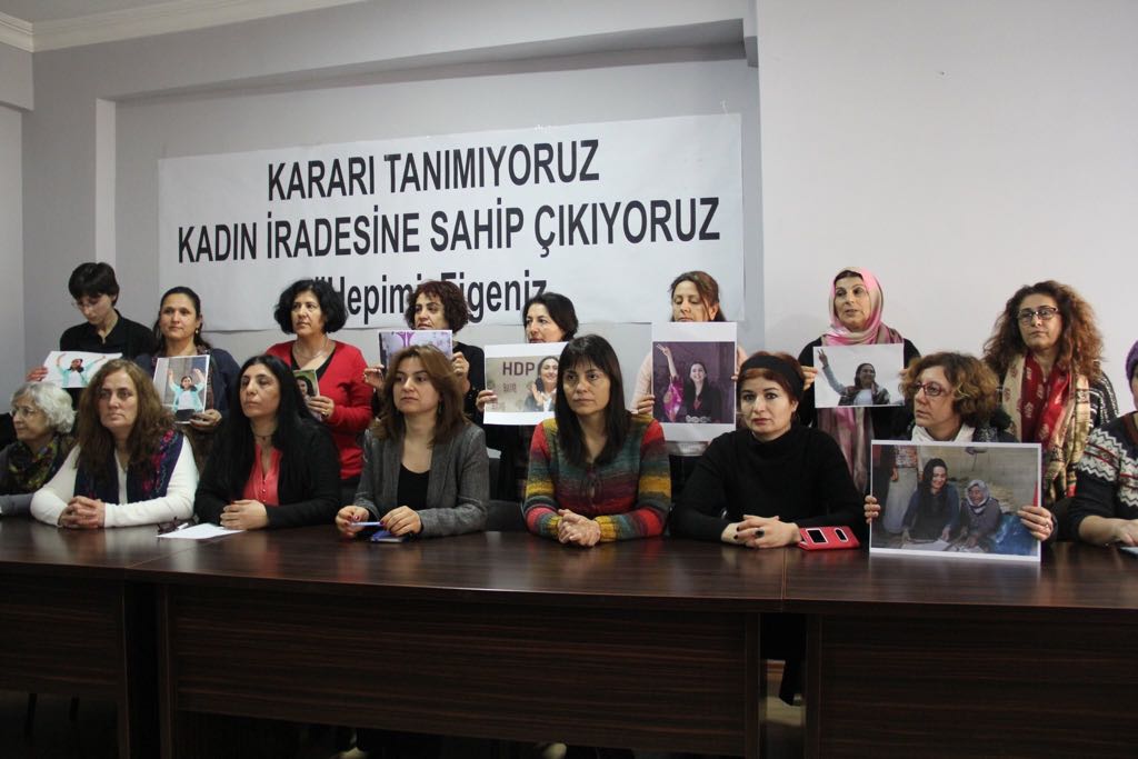 Kadın örgütleri: Yüksekdağ hakkında verilen karar hükümsüzdür tanımıyoruz
